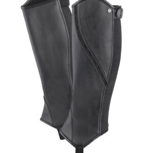MINI CHAPS GLITTER NOIR