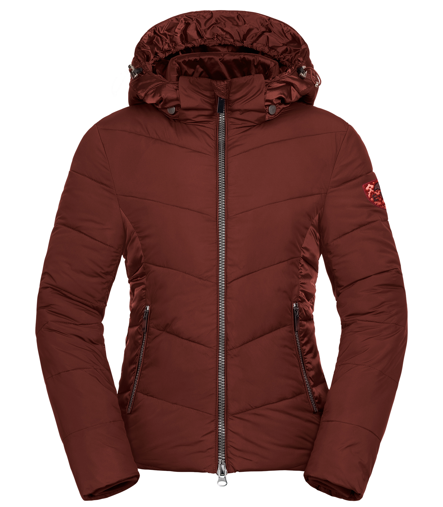 Veste d’équitation femme Light Weight Göteborg ELT coloris acajou