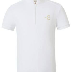 Polo blanc concours équitation Covalliero enfant