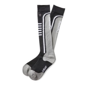chaussettes ariat tek gris/ noir